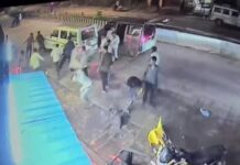 चाय दुकान में घुसकर तोड़फोड़ और मारपीट, 15-20 युवकों की करतूत CCTV में कैद