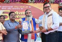 नगरी में उतरा ‘सेवा संकल्प’ : सांसद भोजराज नाग ने 175 दिव्यांगों को बांटे सहायक उपकरण