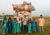 सेवा संकल्प अभियान : सेवा की कहानी: कचरे से कमाई की राह पर कुदरीडीह की स्वेच्छाग्राही दीदियां, 650 किलो कचरे की बिक्री
