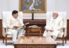 प्रधानमंत्री मोदी से मुख्यमंत्री डॉ. यादव ने की आत्मीय भेंट