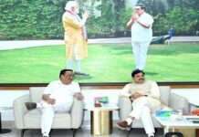 मुख्यमंत्री डॉ. यादव ने केंद्रीय जल शक्ति मंत्री पाटिल से की भेंट