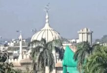 उज्जैन में शाही मस्जिद की मीनार का हिस्सा गिरा, कलेक्टर ने दी स्थिति की जानकारी