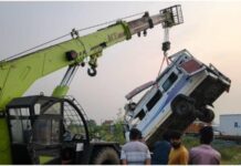 कोटा में दर्दनाक सड़क हादसा, 25 यात्रियों से भरी टेंपो ट्रैवलर नाले में गिरी