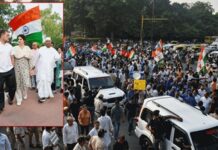 दिल्ली में विपक्षी नेताओं का मार्च, राहुल गांधी और मल्लिकार्जुन खरगे भी हुए शामिल