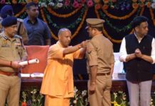 पुलिसकर्मियों के सम्मान में बोले योगी- 2017 से पहले सुरक्षा को लेकर लोग चिंतित रहते थे